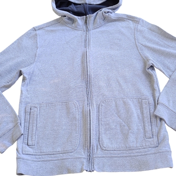 BR women's striped zip-up‎ hooded sweatshirt size Large - Picture 9 of 9